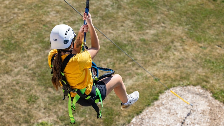 A photo from the Challenge Course