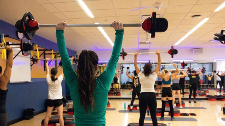 Group fitness class