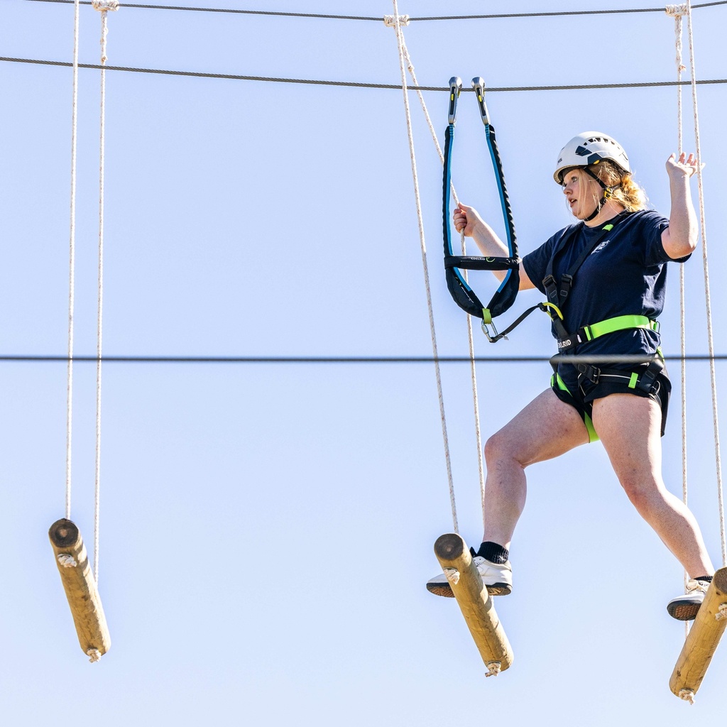 A photo from the Challenge Course