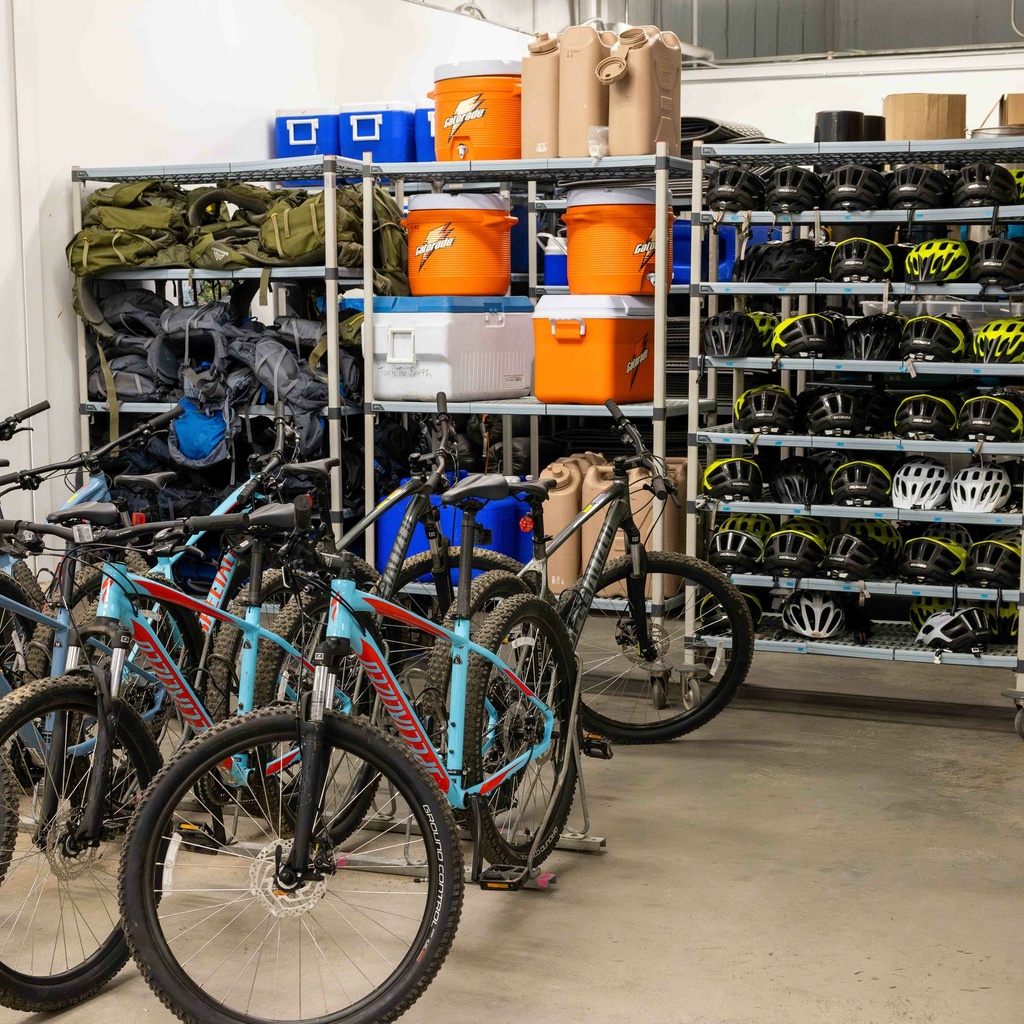 Image of bikes in the Outdoor Rental Center
