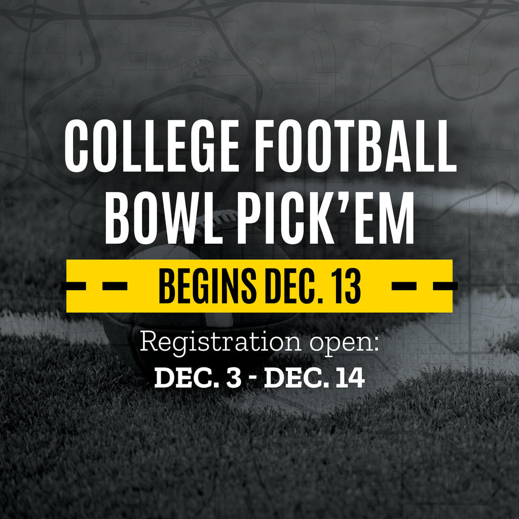 College Football Bowl Pick'Em Sign Up! promotional image